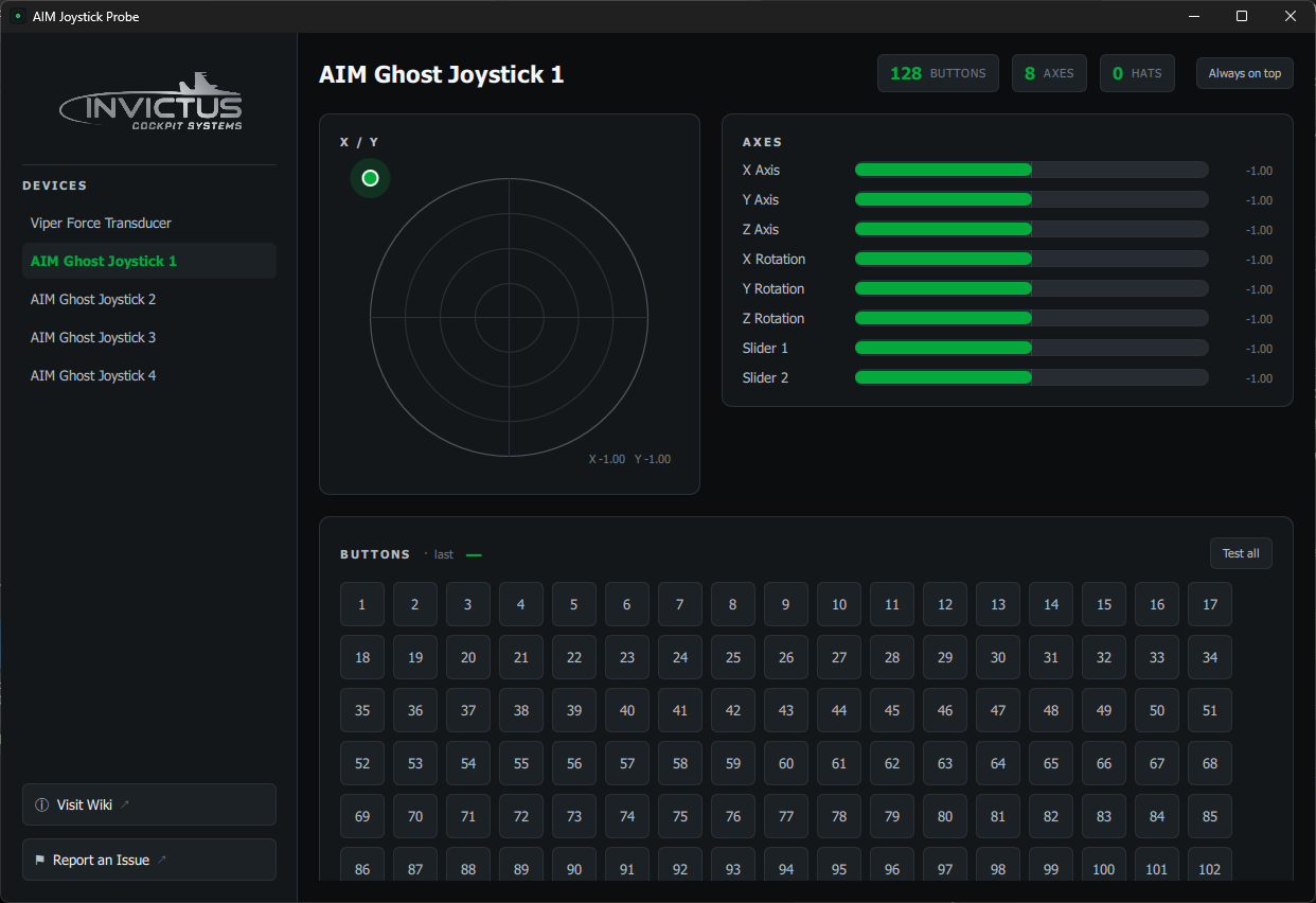 AIM Joystick Probe