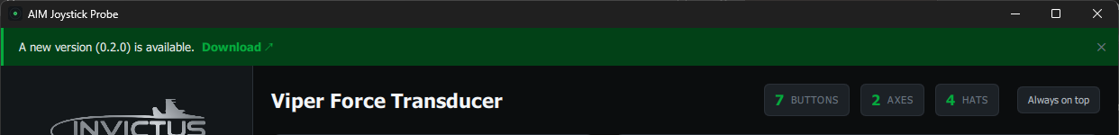 Update banner